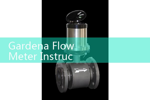 Gardena Flow Meter Instructions: Operating Smart Battery-Powered LCD Tools on Outdoor Hoses