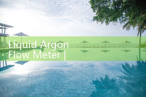 liquid argon flow meter|rotameter flow meter