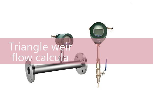 Calculation formula for triangular weir flow