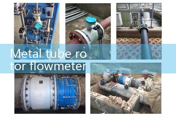 Metal tube rotor flowmeter