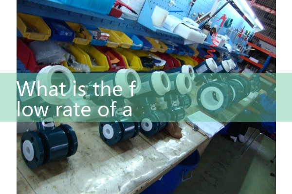 What is the flow rate of the vortex flowmeter