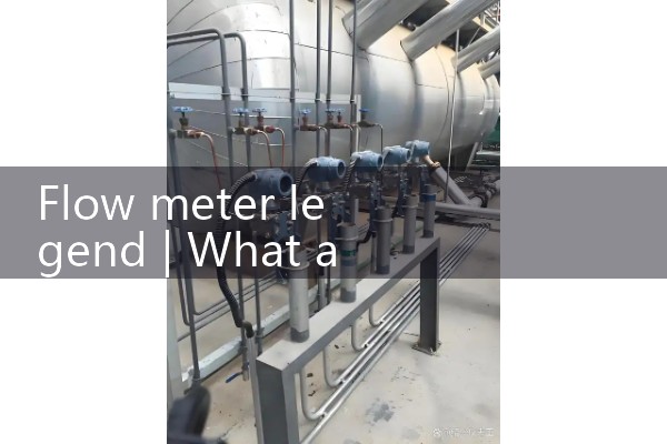 Flow meter legend