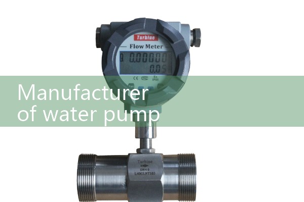 Manufacturer of water pump thermal mass flowmeter