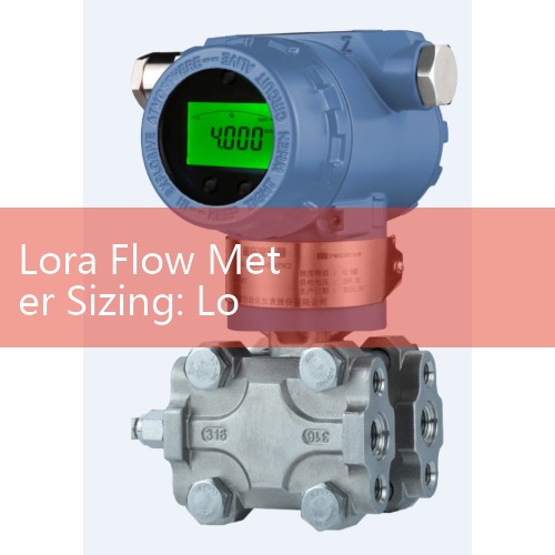 Lora Flow Meter Sizing: Long-Range Wireless IoT Telemetry Systems for Remote Smart Utilities